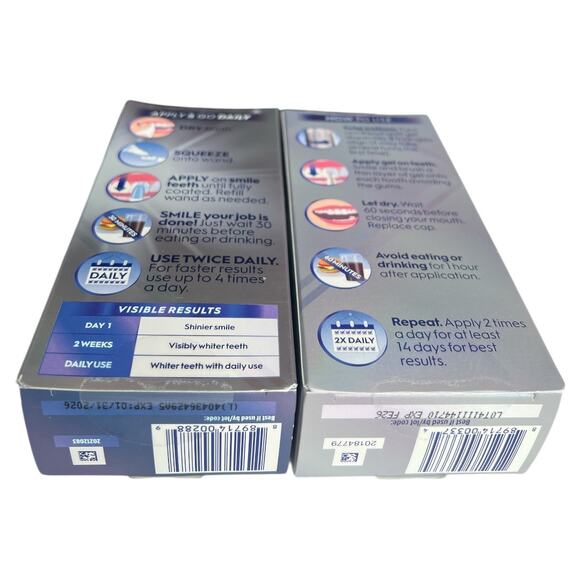 Lot 2 Crest 3D White Whitening Pen + Apply & Go Daily Whitening Serum - Picture 3 of 3